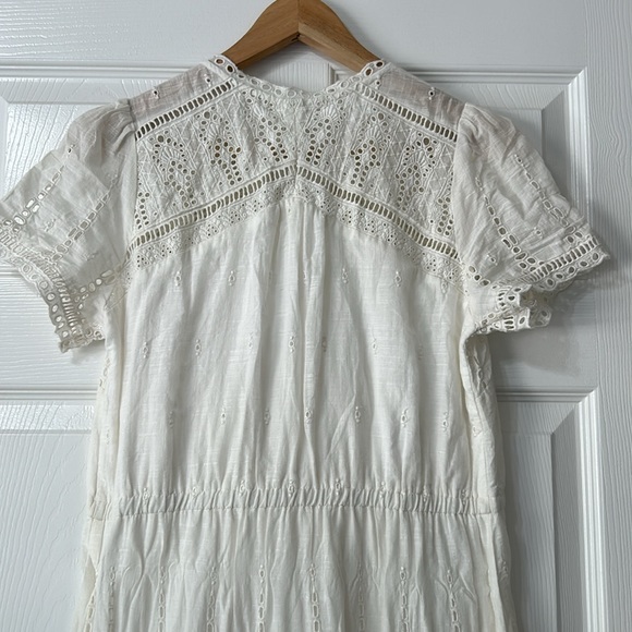 Feather Bone by Anthropologie Brigid Eyelet Shirtdress - Picture 6 of 10